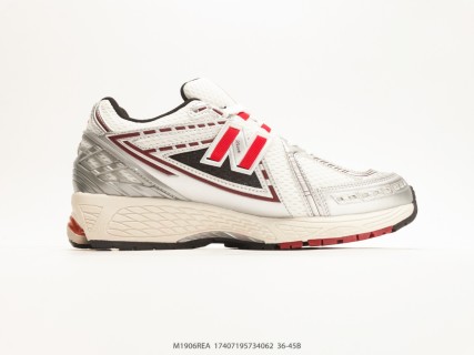 New Balance M1906 White Red Black Retro Dad Shoe view 2