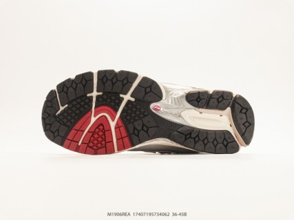 New Balance M1906 White Red Black Retro Dad Shoe view 4