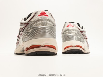 New Balance M1906 White Red Black Retro Dad Shoe view 6