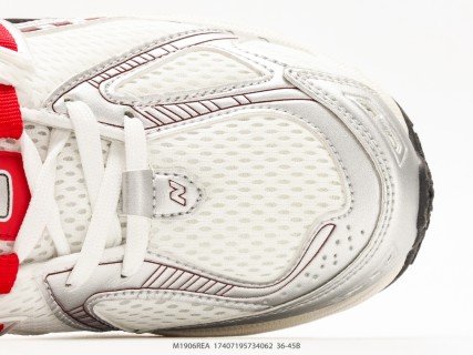 New Balance M1906 White Red Black Retro Dad Shoe view 8