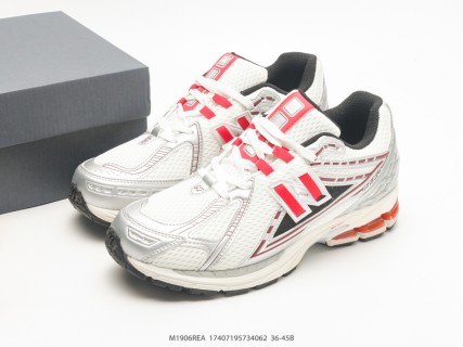 New Balance M1906 White Red Black Retro Dad Shoe view 9
