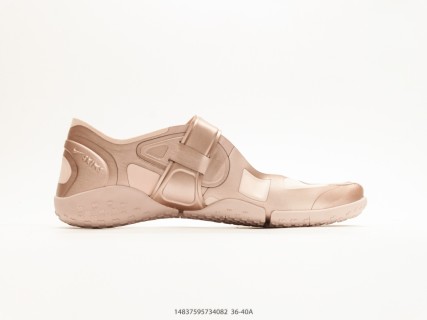 Nike SKIMS Mesh Rift Satin Red Mary Jane Ballet view 2