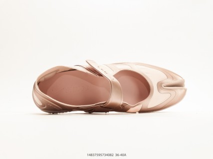 Nike SKIMS Mesh Rift Satin Red Mary Jane Ballet view 3