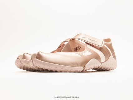 Nike SKIMS Mesh Rift Satin Red Mary Jane Ballet view 5