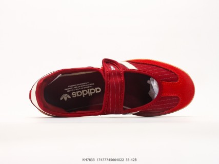 Adidas Samba Mary Jane UA Slip-On Red Cream Gum view 3