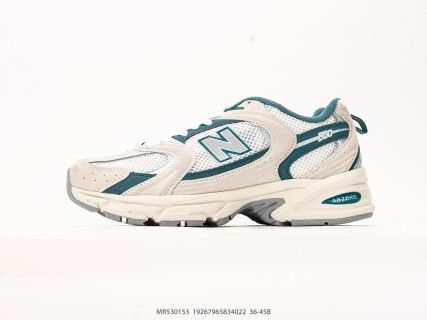 New Balance 530 Cream Teal Retro Running Shoe