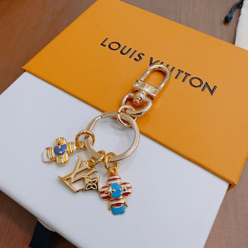 Louis Vuitton Anger Forest Bag Charm Gold Keychain Replica