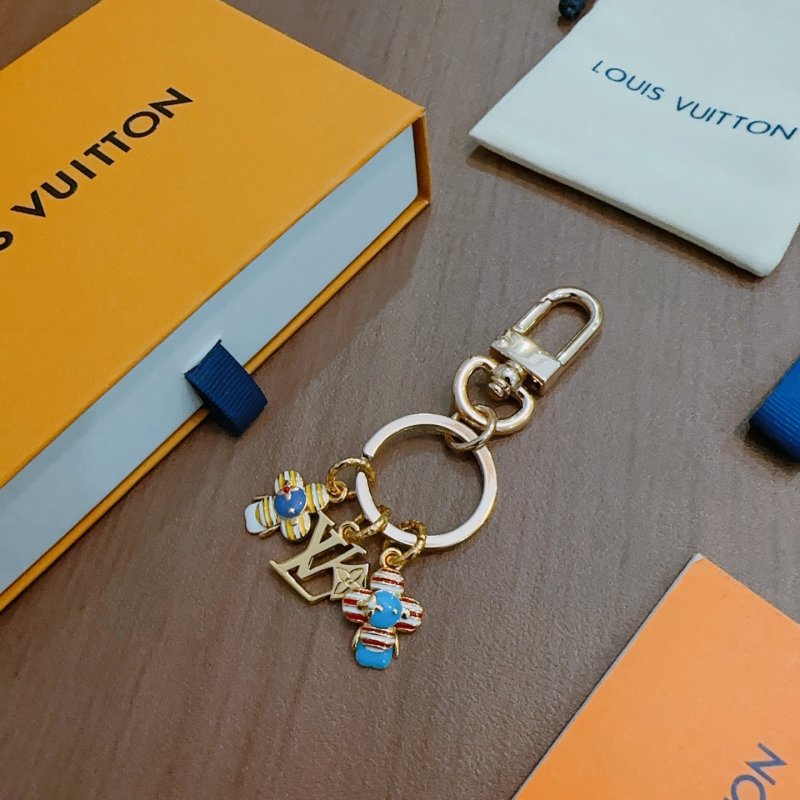 Louis Vuitton Anger Forest Bag Charm Gold Keychain Replica view