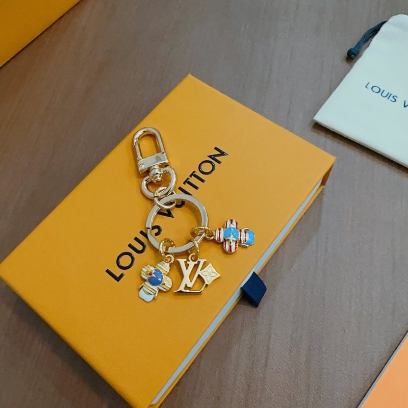 Louis Vuitton Anger Forest Bag Charm Gold Keychain Replica view