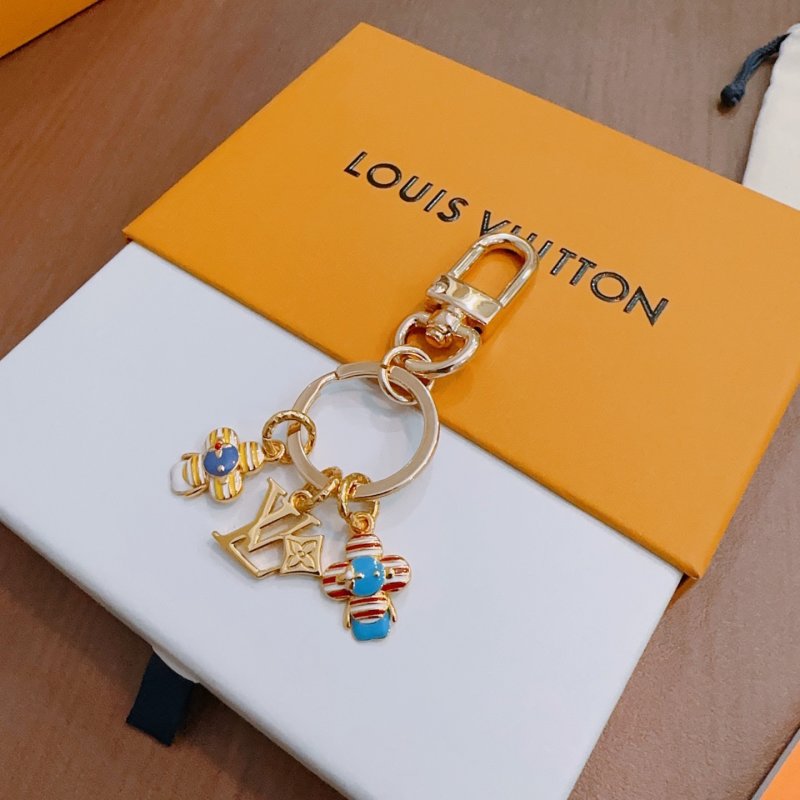 Louis Vuitton Anger Forest Bag Charm Gold Keychain Replica view