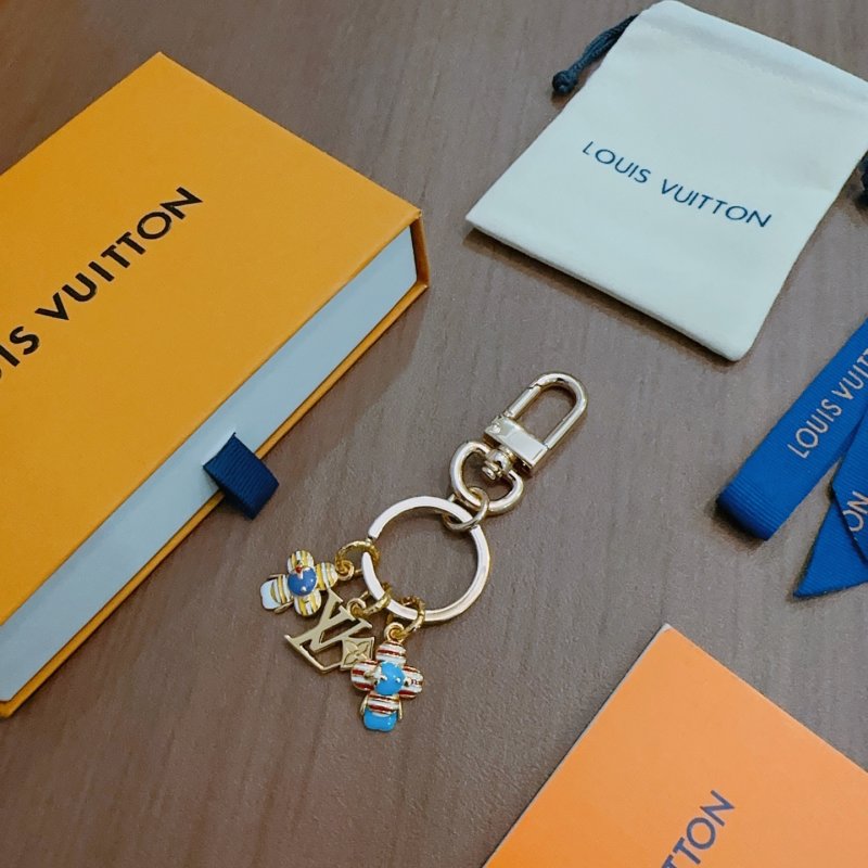 Louis Vuitton Anger Forest Bag Charm Gold Keychain Replica view