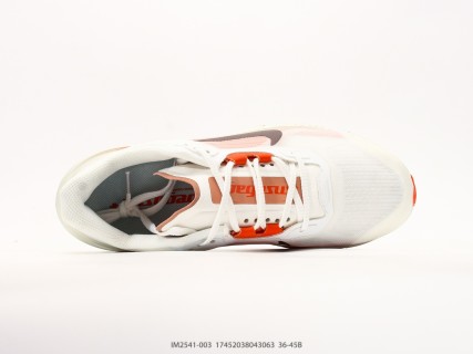 Nike Air Zoom Pegasus Plus White Red Orange Low Running Shoe view 3