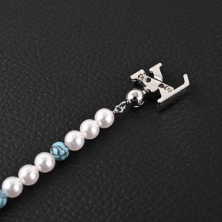 Louis Vuitton Turquoise Rodeo Pearl Beaded Bracelet - Men's view 3