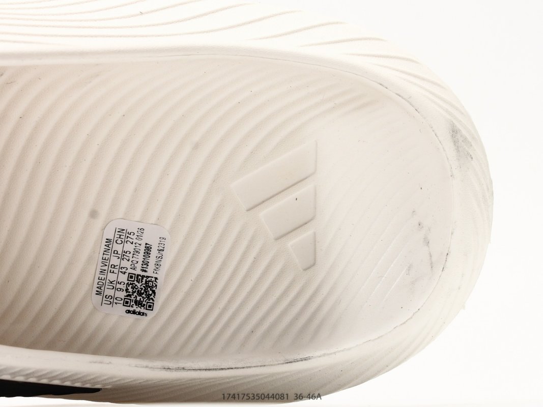 Adidas Purechill Pure Slide Sandal White Black view