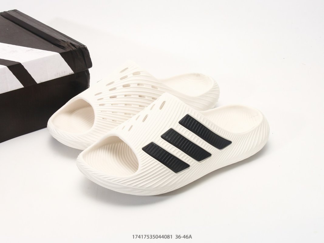Adidas Purechill Pure Slide Sandal White Black view