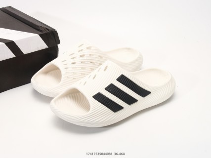 Adidas Purechill Pure Slide Sandal White Black view 7