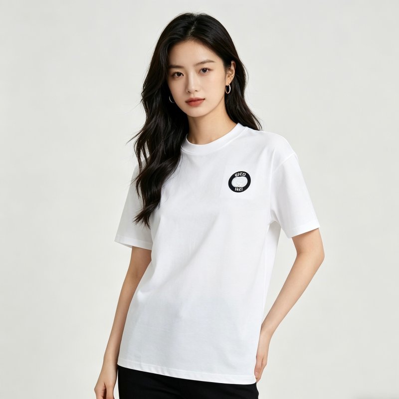 Jordan Circle Logo White T-Shirt UA Replica view