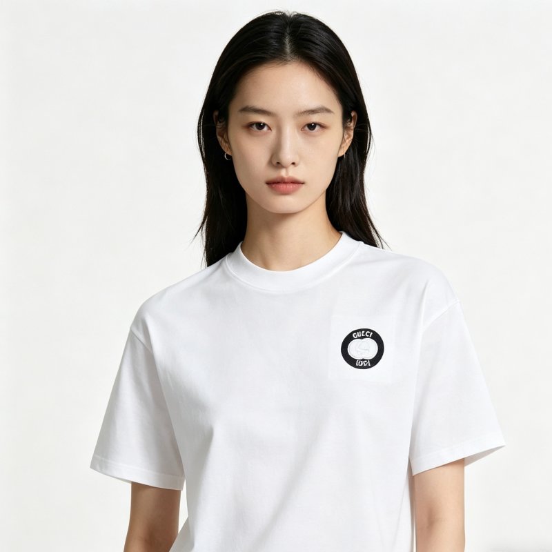 Jordan Circle Logo White T-Shirt UA Replica view