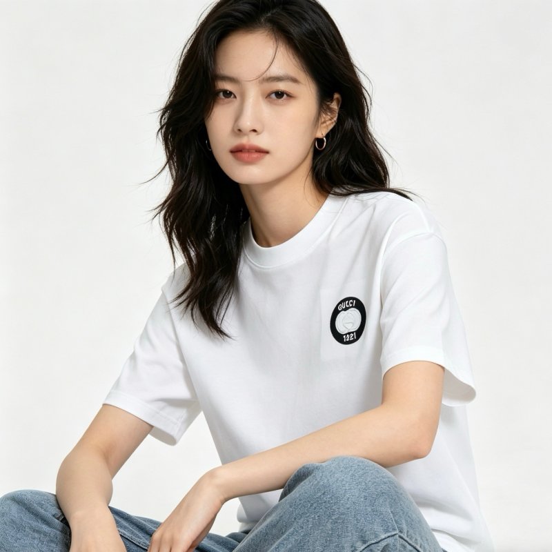 Jordan Circle Logo White T-Shirt UA Replica view