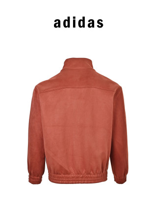 Adidas Originals specialist-Style Suede Track Jacket Rust Red view 2