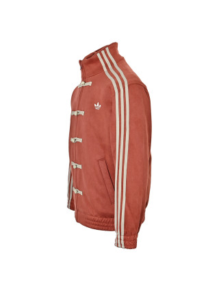 Adidas Originals specialist-Style Suede Track Jacket Rust Red view 5