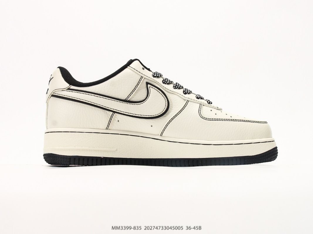Nike Air Force 1 Low Collaboration Cream Black view