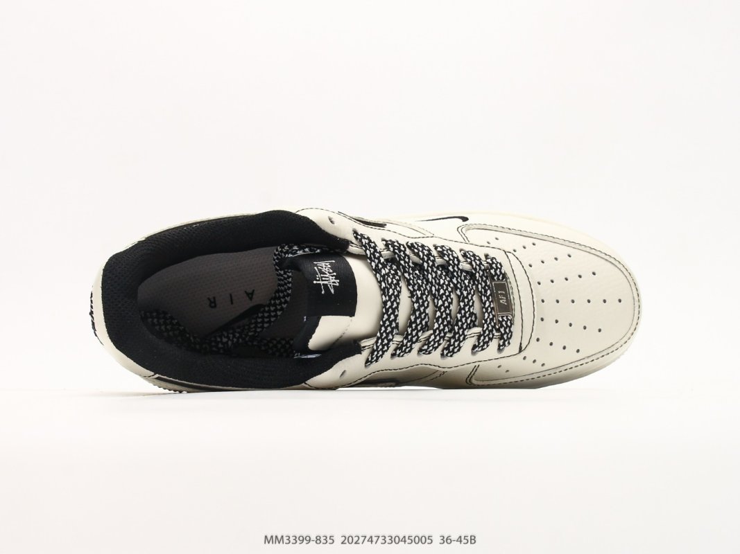 Nike Air Force 1 Low Collaboration Cream Black view