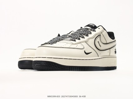 Nike Air Force 1 Low Collaboration Cream Black view 5