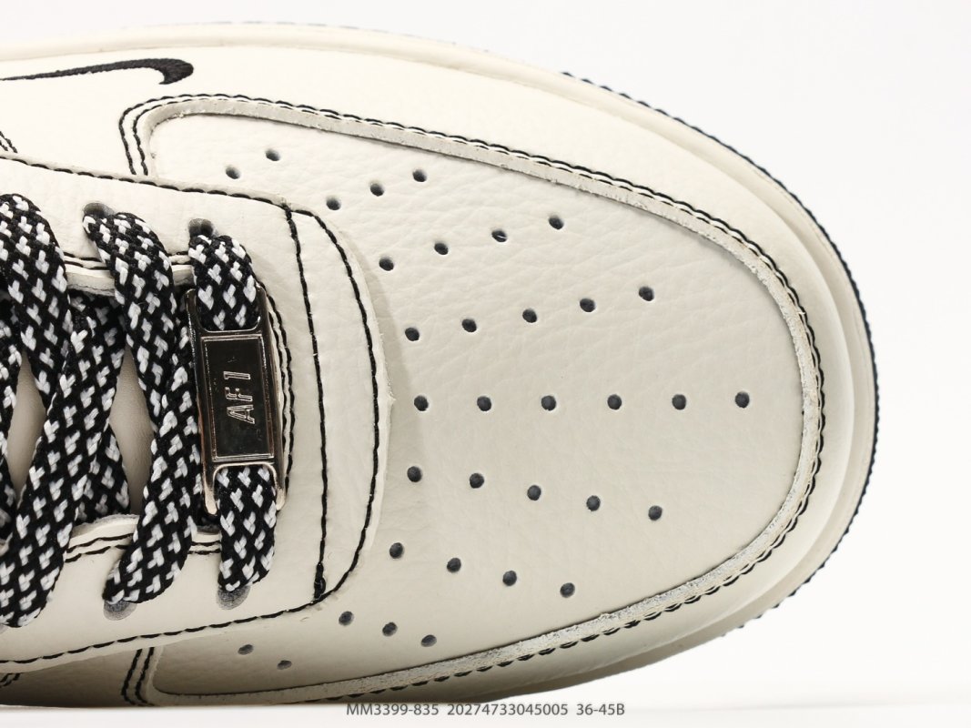 Nike Air Force 1 Low Collaboration Cream Black view