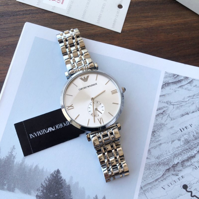 Armani AR1819 Steel Bracelet Men's Watch 40mm view