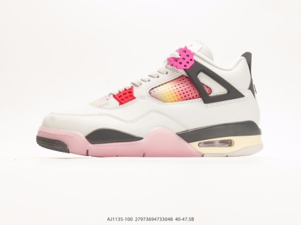 Jordan Air Jordan 4 Retro Wild Things White Pink Gradient Women's Sneaker