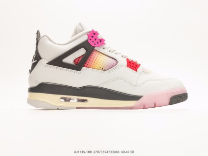 Jordan Air Jordan 4 Retro Wild Things White Pink Gradient Women's Sneaker view 2