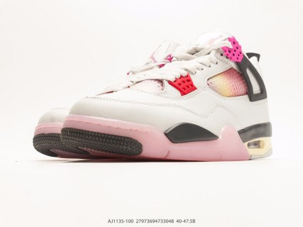 Jordan Air Jordan 4 Retro Wild Things White Pink Gradient Women's Sneaker view 5