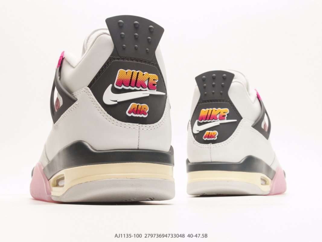 Jordan Air Jordan 4 Retro Wild Things White Pink Gradient Women's Sneaker view