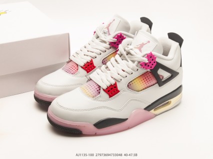 Jordan Air Jordan 4 Retro Wild Things White Pink Gradient Women's Sneaker view 9