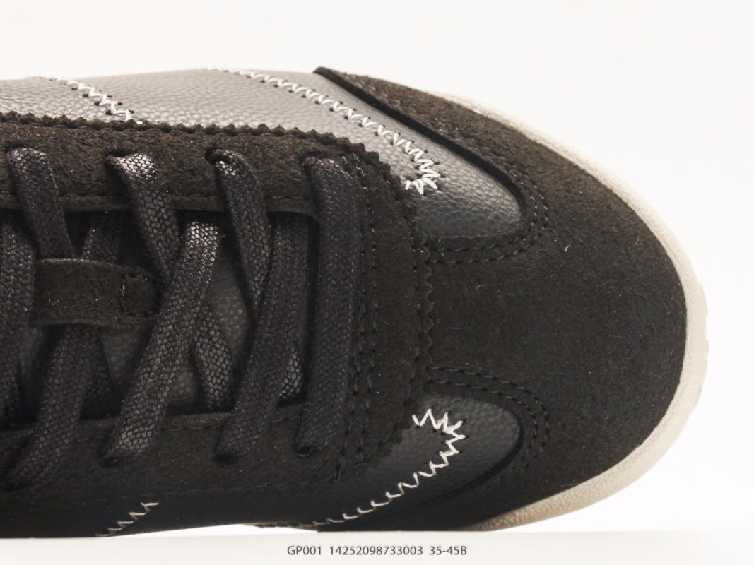 New Balance CW997H Black White Suede Retro Sneaker view