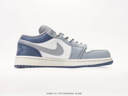 Jordan Air Jordan 1 Low Grey Navy White view 2