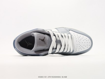 Jordan Air Jordan 1 Low Grey Navy White view 3