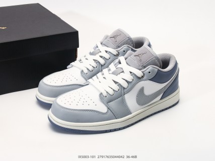 Jordan Air Jordan 1 Low Grey Navy White view 9