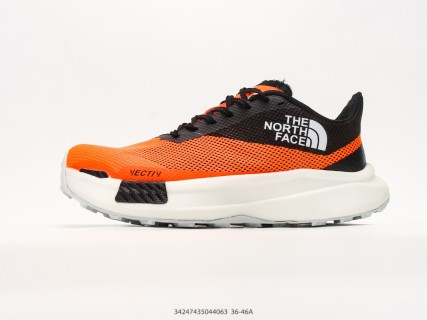 The North Face Summit VECTIV Pro 2 Orange Black White Trail Running Shoe