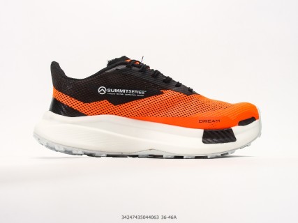 The North Face Summit VECTIV Pro 2 Orange Black White Trail Running Shoe view 2