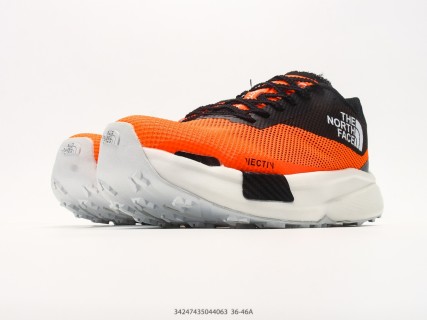 The North Face Summit VECTIV Pro 2 Orange Black White Trail Running Shoe view 5