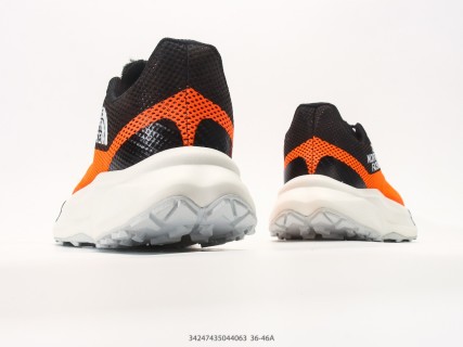 The North Face Summit VECTIV Pro 2 Orange Black White Trail Running Shoe view 6