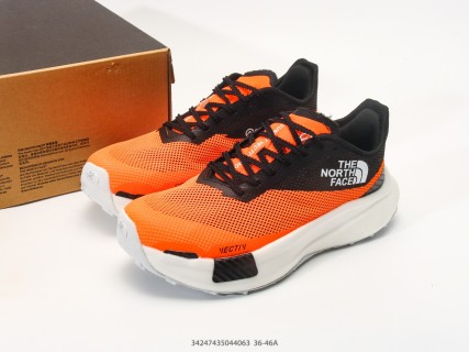 The North Face Summit VECTIV Pro 2 Orange Black White Trail Running Shoe view 9