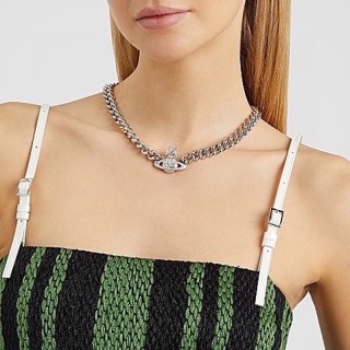 Vivienne Westwood Saturn Crystal Bracelet Silver view 3