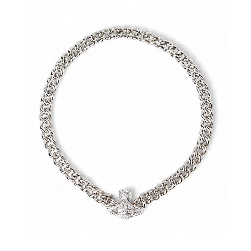 Vivienne Westwood Saturn Crystal Bracelet Silver view