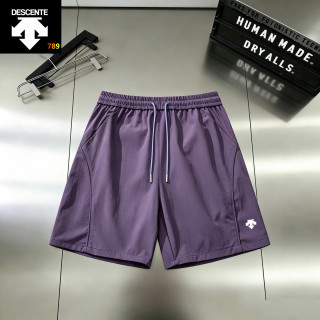 Descente Active Neon Yellow Sport Shorts UA Replica view 3