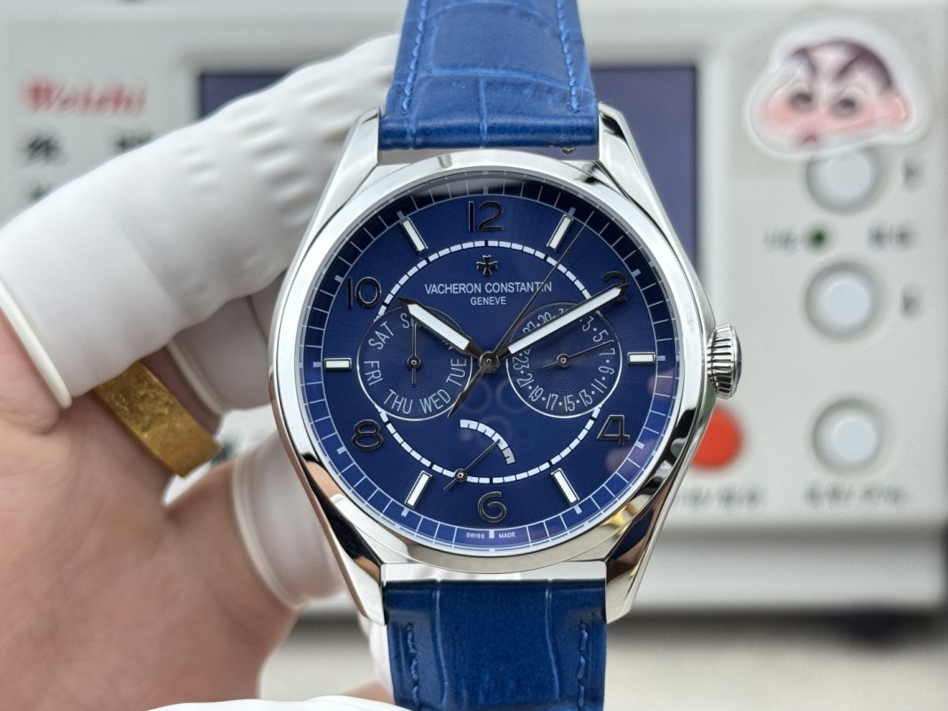 Vacheron Constantin Fiftysix Blue Dial Replica Watch view