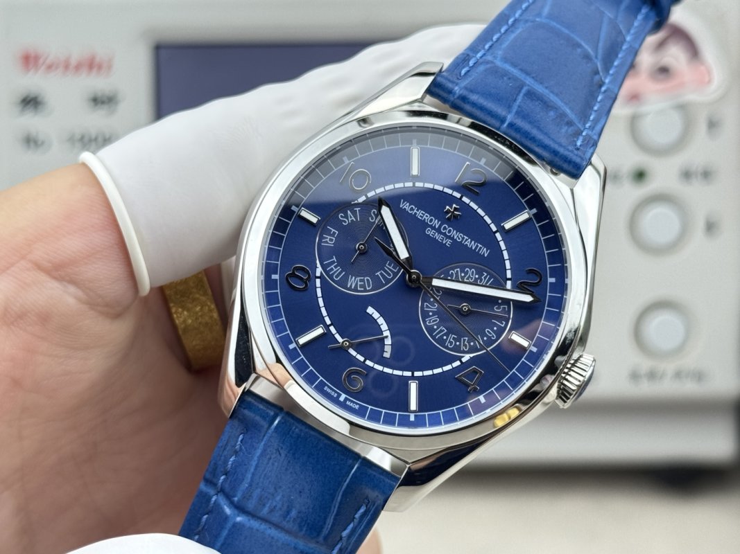 Vacheron Constantin Fiftysix Blue Dial Replica Watch view