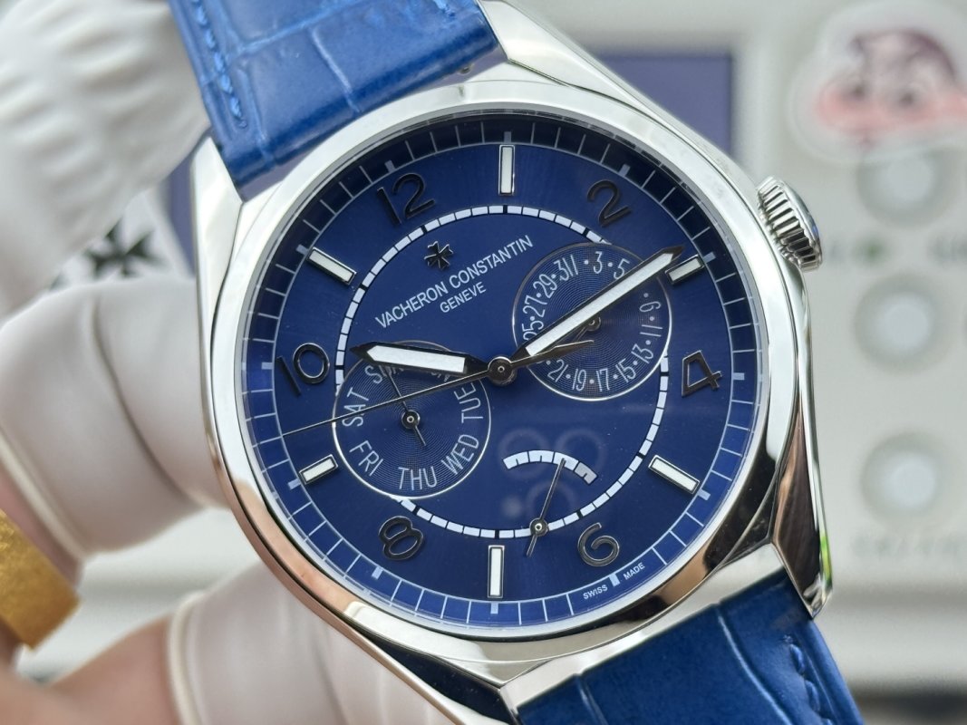 Vacheron Constantin Fiftysix Blue Dial Replica Watch view